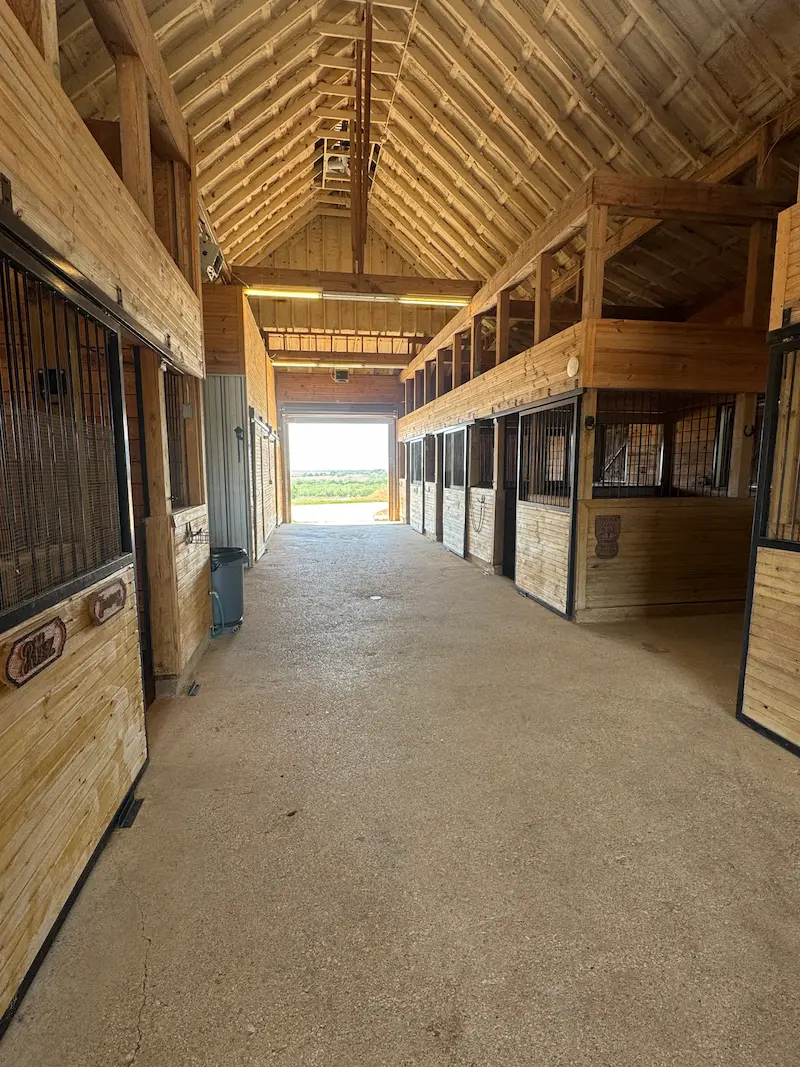 horse barn